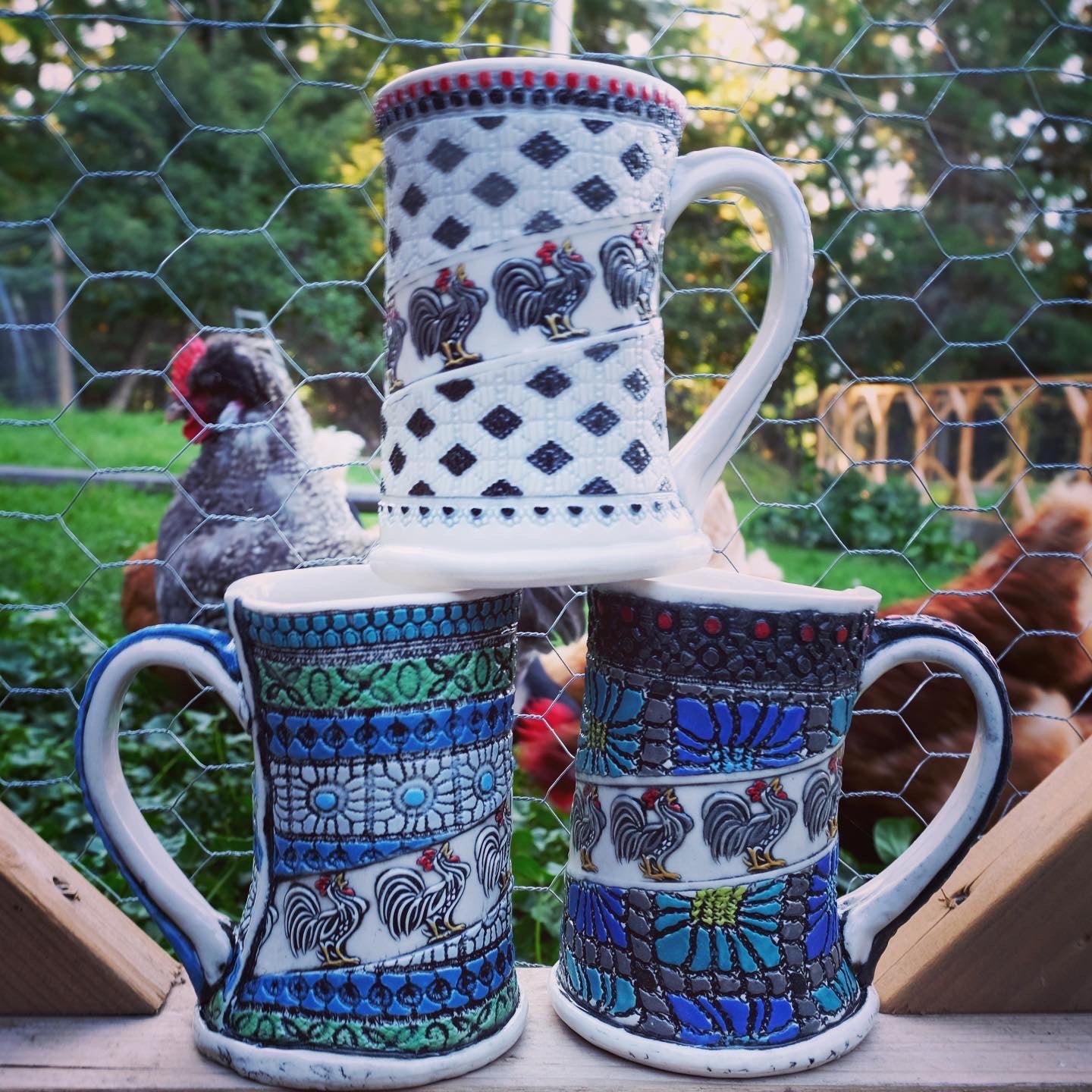 Country Bumpkin Goth Chickens