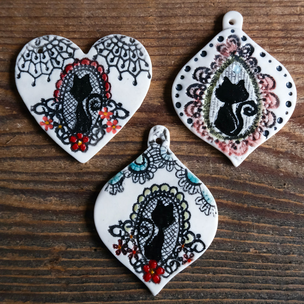Ornaments 4 (set of three)